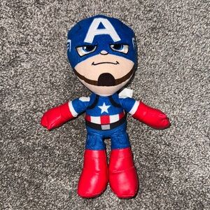 Marvel Avengers Captain America 8” Plush Doll Super Hero Comic Toy 2021